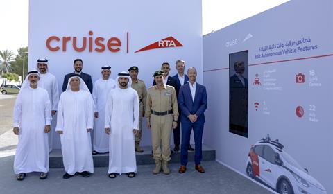 Sheikh Hamdan Media Gallery - Hamdan bin Mohammed goes on first test ride of Cruise autonomous electric vehicle in ...